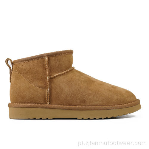 Upper de botas de tornozelo de tacos de duas fatos duplos premium